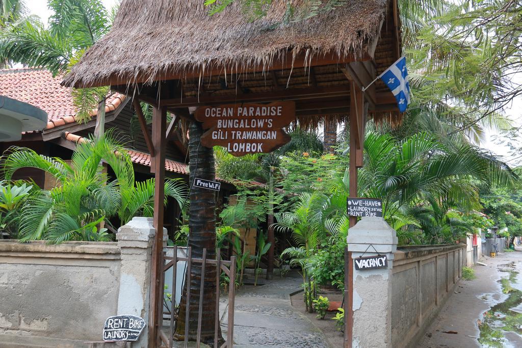 Oceane Paradise Bungalow Gili Trawangan Exterior photo